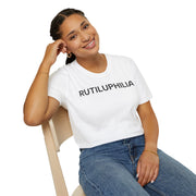 Unisex Softstyle T-shirt, Statement Tee, Funny Shirt, Pickup Line Comment T-Shirt, "Rutiluphilia", Quote Shirt - Bold PrintUnisex Softstyle T-shirt, Statement Tee, Funny Shirt, Pickup Line Comment T-Shirt, "Rutiluphilia", Quote ShirtT-ShirtUnisex Softstyle T-shirt, Statement Tee, Funny Shirt, Pickup Line Comment T-Shirt, "Rutiluphilia", Quote Shirt