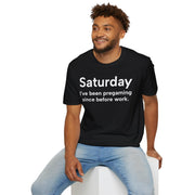 Unisex Softstyle T-shirt, Statement Tee, Funny Shirt, Pickup Line Comment T-Shirt, "Saturday", Quote Shirt - Bold PrintUnisex Softstyle T-shirt, Statement Tee, Funny Shirt, Pickup Line Comment T-Shirt, "Saturday", Quote ShirtT-ShirtUnisex Softstyle T-shirt, Statement Tee, Funny Shirt, Pickup Line Comment T-Shirt, "Saturday", Quote Shirt