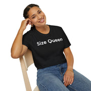 Unisex Softstyle T-shirt, Statement Tee, Funny Shirt, Pickup Line Comment T-Shirt, "Size Queen", Quote Shirt - Bold PrintUnisex Softstyle T-shirt, Statement Tee, Funny Shirt, Pickup Line Comment T-Shirt, "Size Queen", Quote ShirtT-ShirtUnisex Softstyle T-shirt, Statement Tee, Funny Shirt, Pickup Line Comment T-Shirt, "Size Queen", Quote Shirt
