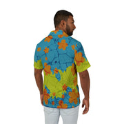Vibrant Hawaiian Camp Shirt, Tropical Menswear for Summer, Beachwear, Luau Party Outfit, Vacation Essential - Bold PrintVibrant Hawaiian Camp Shirt, Tropical Menswear for Summer, Beachwear, Luau Party Outfit, Vacation EssentialAll Over PrintsVibrant Hawaiian Camp Shirt, Tropical Menswear for Summer, Beachwear, Luau Party Outfit, Vacation Essential