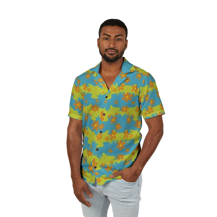 Vibrant Men's Hawaiian Camp Shirt, Tropical Shirt for Beach, Vacation Wear, Summer Parties, Floral AOP Design, Casual Attire - Bold PrintVibrant Men's Hawaiian Camp Shirt, Tropical Shirt for Beach, Vacation Wear, Summer Parties, Floral AOP Design, Casual AttireAll Over PrintsVibrant Men's Hawaiian Camp Shirt, Tropical Shirt for Beach, Vacation Wear, Summer Parties, Floral AOP Design, Casual Attire
